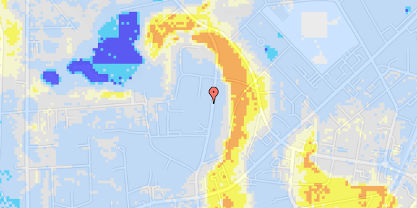 Ekstrem regn på Ordruphøjvej 25