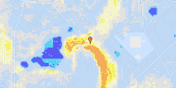 Ekstrem regn på Skovgårdsvej 39