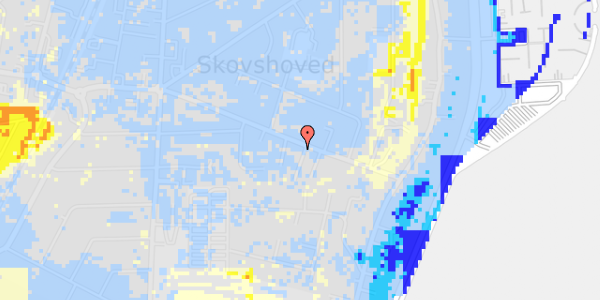 Ekstrem regn på Skovshovedvej 21C