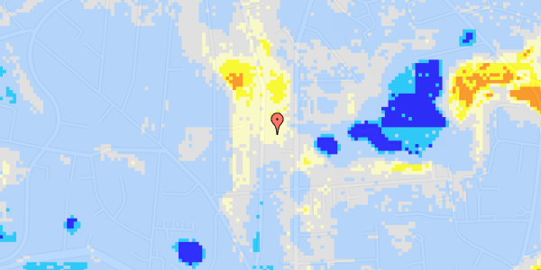 Ekstrem regn på Slotsvej 38