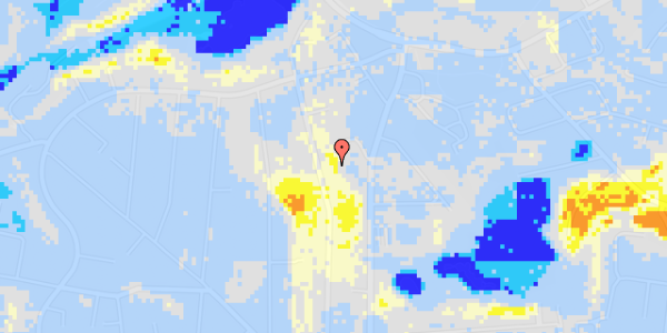 Ekstrem regn på Slotsvej 60