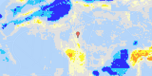 Ekstrem regn på Slotsvej 66