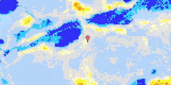 Ekstrem regn på Slotsvej 86