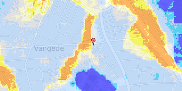 Ekstrem regn på Snogegårdsvej 1, st. 