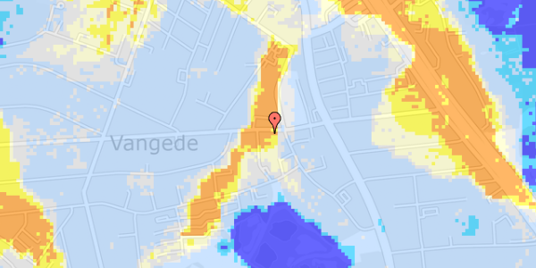 Ekstrem regn på Snogegårdsvej 5, st. tv