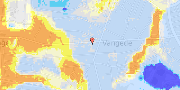 Ekstrem regn på Snogegårdsvej 55