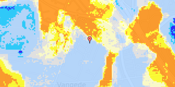 Ekstrem regn på Stolpehøj 32, 1. th