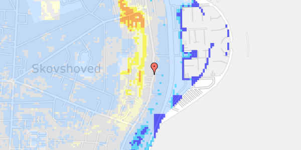 Ekstrem regn på Strandvejen 279A