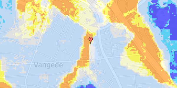 Ekstrem regn på Vangede Bygade 50, 1. 2