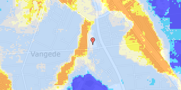 Ekstrem regn på Vangede Bygade 65, 1. 1