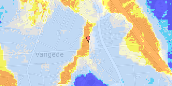 Ekstrem regn på Vangede Bygade 82, 2. th