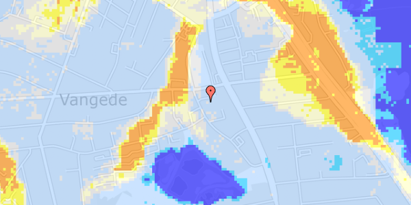 Ekstrem regn på Vangede Bygade 87, 2. th