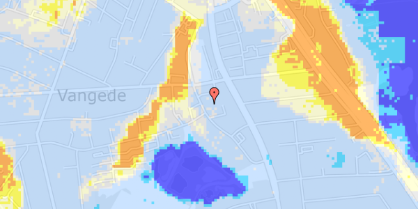 Ekstrem regn på Vangede Bygade 89, 2. mf