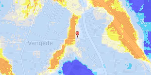 Ekstrem regn på Vangede Bygade 92, 1. th