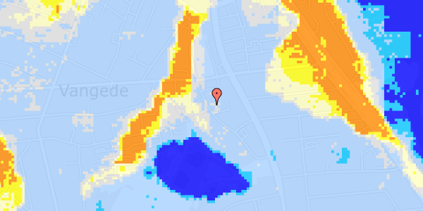 Ekstrem regn på Vangede Bygade 103, 2. th