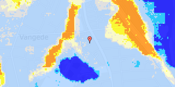 Ekstrem regn på Vangede Bygade 113, 2. tv