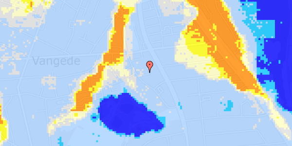 Ekstrem regn på Vangede Bygade 115, 2. th