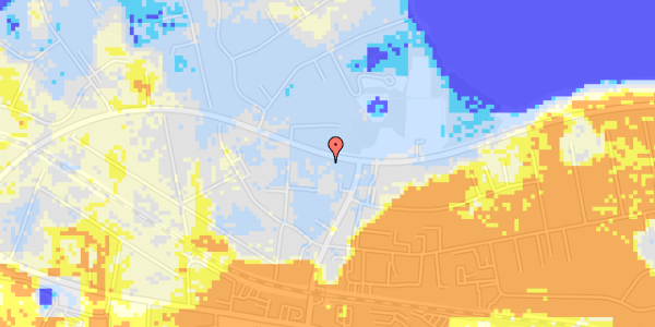 Ekstrem regn på Bagsværdvej 217, 1. th