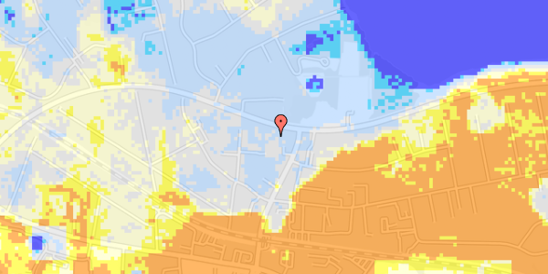 Ekstrem regn på Bagsværdvej 219, 2. th