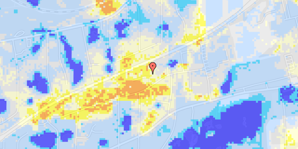 Ekstrem regn på Bakkesvinget 8