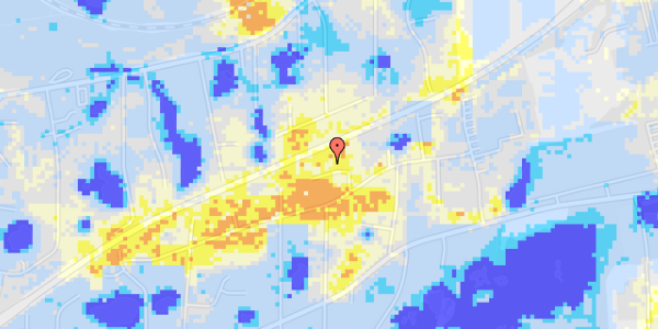 Ekstrem regn på Bakkesvinget 12