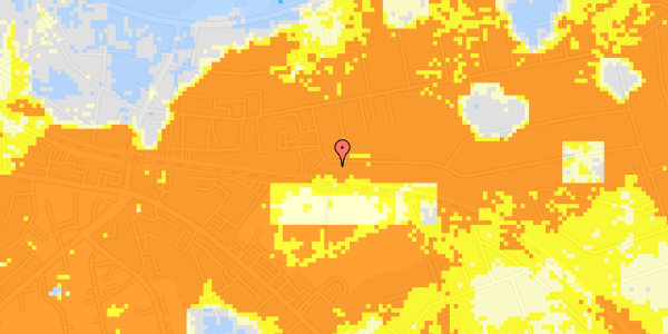 Ekstrem regn på Bondehavevej 18, 1. th