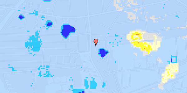 Ekstrem regn på Branddamsvej 137