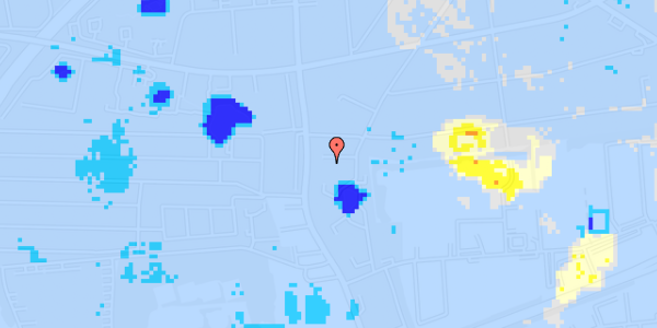 Ekstrem regn på Branddamsvej 157