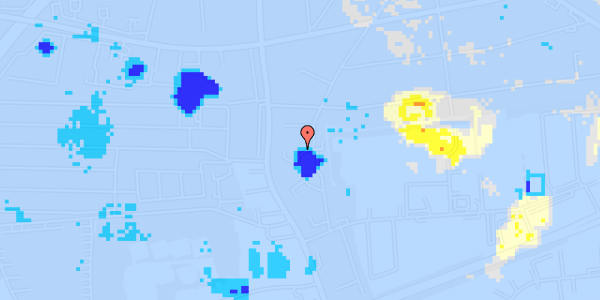 Ekstrem regn på Branddamsvej 191