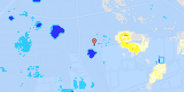 Ekstrem regn på Branddamsvej 201, st. th