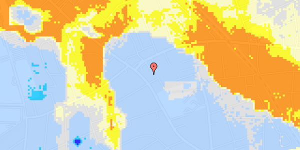 Ekstrem regn på Buddinge Hovedgade 332, st. th