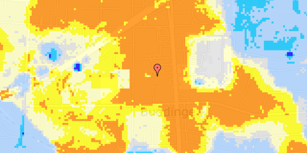 Ekstrem regn på Esberns Alle 13F