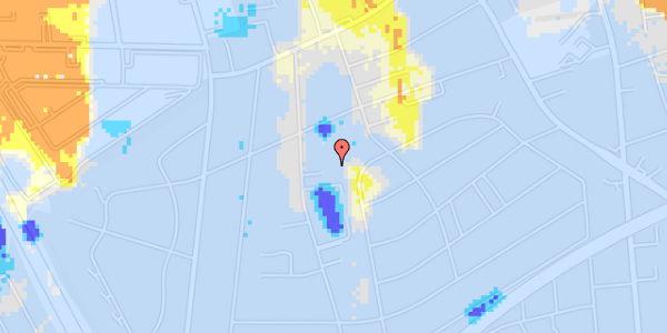 Ekstrem regn på Haspegårdsvej 33