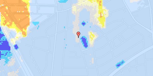 Ekstrem regn på Haspegårdsvej 34