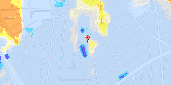 Ekstrem regn på Haspegårdsvej 35