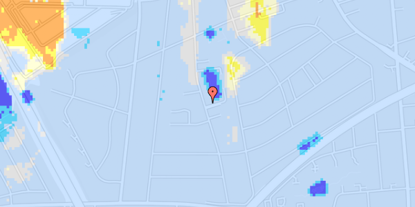 Ekstrem regn på Haspegårdsvej 55