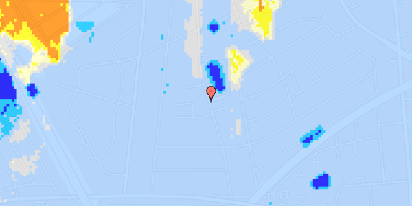 Ekstrem regn på Haspegårdsvej 58