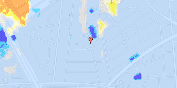 Ekstrem regn på Haspegårdsvej 60