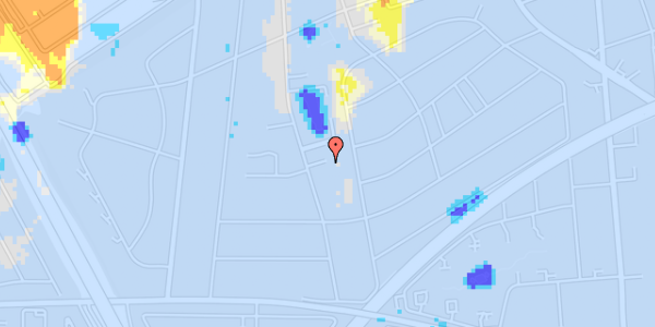 Ekstrem regn på Haspegårdsvej 65A