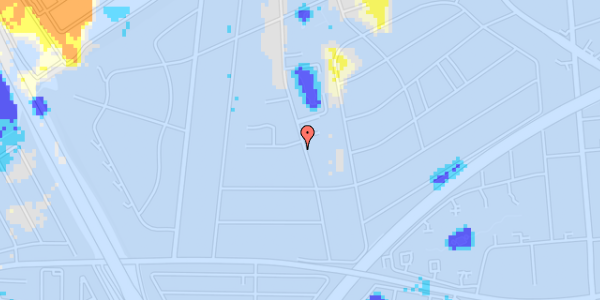 Ekstrem regn på Haspegårdsvej 72