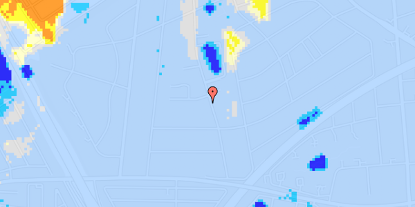 Ekstrem regn på Haspegårdsvej 74