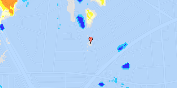 Ekstrem regn på Haspegårdsvej 81