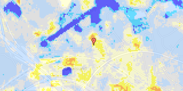 Ekstrem regn på Helmsvej 20