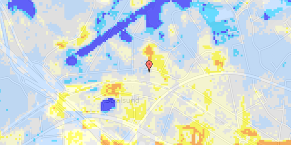 Ekstrem regn på Helmsvej 21