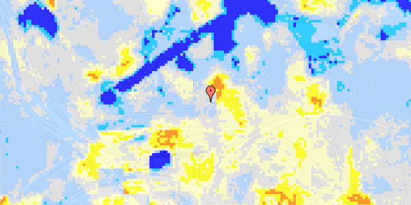 Ekstrem regn på Helmsvej 24