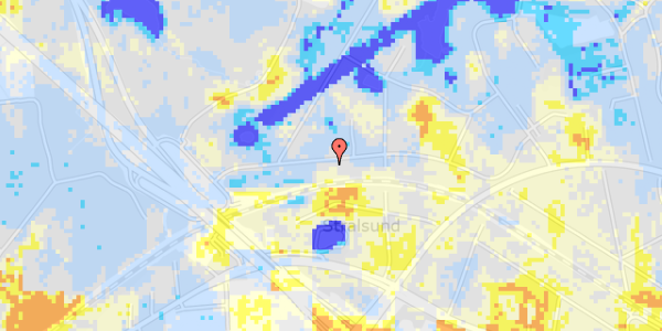 Ekstrem regn på Helmsvej 39