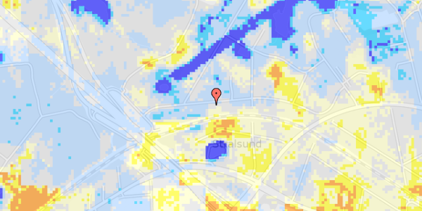 Ekstrem regn på Helmsvej 41