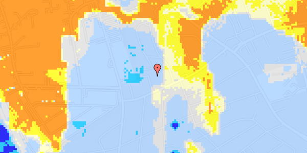 Ekstrem regn på Huginsvej 16