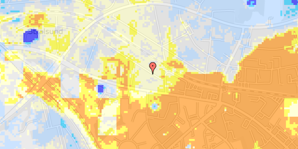 Ekstrem regn på Højgårds Alle 11