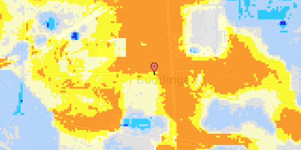 Ekstrem regn på Kong Hans Alle 11, st. th